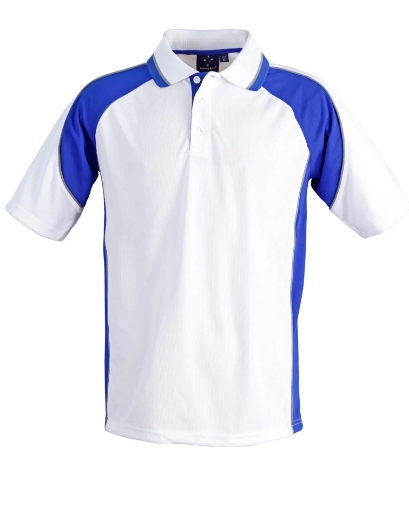 Picture of Winning Spirit, Mens Mini Waffle CoolDry Polo